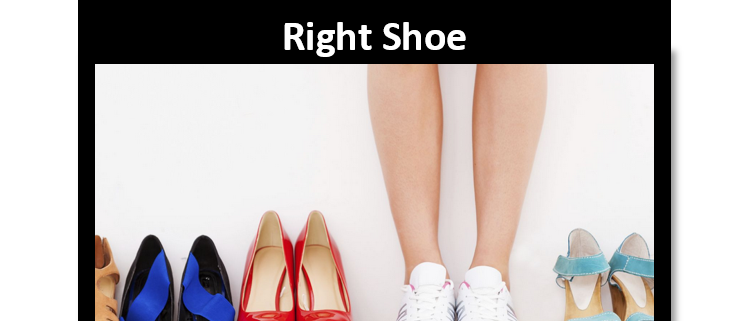 Getting the right show type and fitting