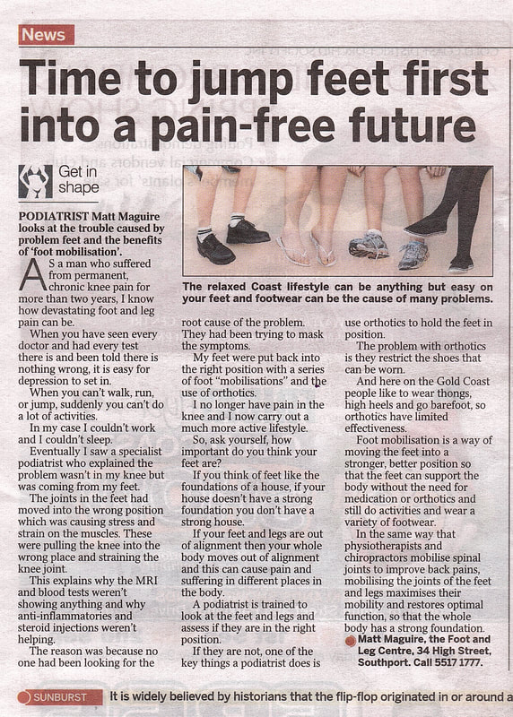 Problem Feet Gold Coast Bulletin - Newspaper
